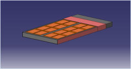 Future Wing Unit 2 - sketch of the CAD model (torsion unit)