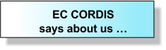 EC CORDIS says about us …